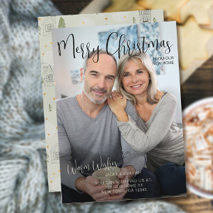 Cartes Pour Fêtes Annuelles Joyeux Noël depuis une nouvelle photo verticale de
