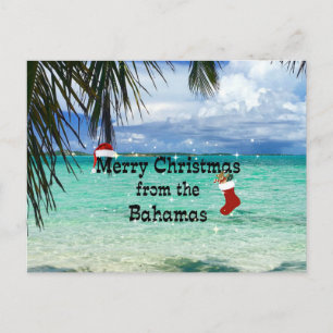 Cartes Pour Fêtes Annuelles Joyeux Noël des Bahamas
