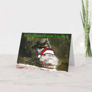 Cartes Pour Fêtes Annuelles Joyeux Noël des deux de nous