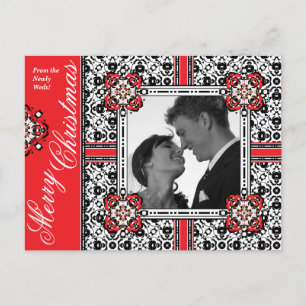 Cartes Pour Fêtes Annuelles Joyeux Noël des mauvaises herbes