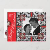 Cartes Pour Fêtes Annuelles Joyeux Noël des mauvaises herbes (Devant / Derrière)