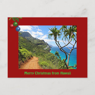 Cartes Pour Fêtes Annuelles Joyeux Noël d'Hawaii