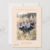 Cartes Pour Fêtes Annuelles Joyeux Noël - Drôle de félin espiègle (Dos)