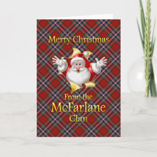 Cartes Pour Fêtes Annuelles Joyeux Noël du clan McFarlane