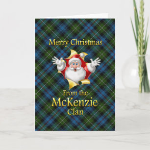 Cartes Pour Fêtes Annuelles Joyeux Noël du clan McKenzie