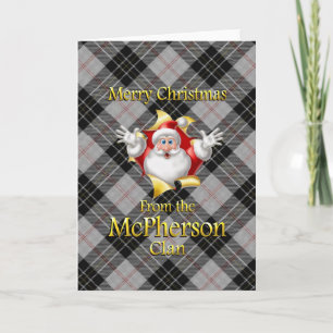 Cartes Pour Fêtes Annuelles Joyeux Noël du clan McPherson