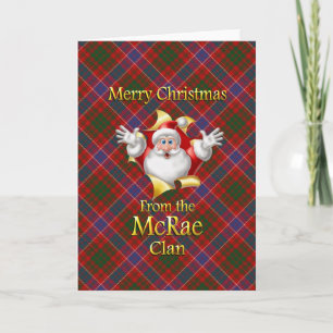 Cartes Pour Fêtes Annuelles Joyeux Noël du clan McRae