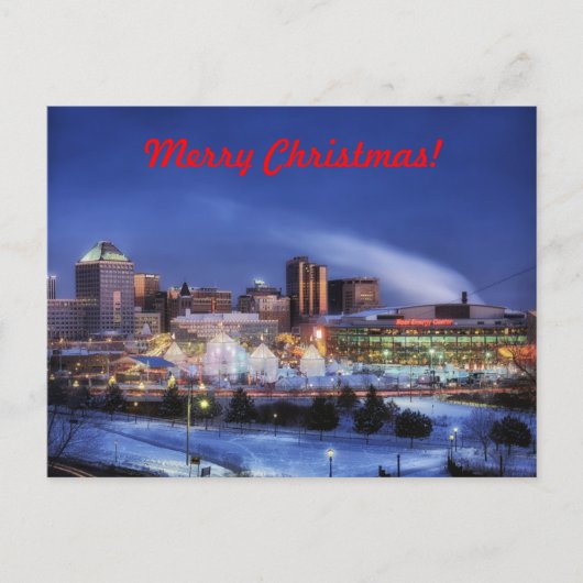 Cartes Pour Fêtes Annuelles Joyeux Noël Du Minnesota (Devant)