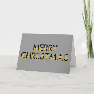 Cartes Pour Fêtes Annuelles Joyeux Noël écrit en poneys !