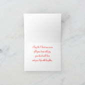 Cartes Pour Fêtes Annuelles Joyeux Noël élégant (Intérieur)