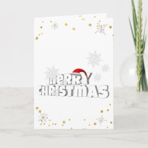 Cartes Pour Fêtes Annuelles Joyeux Noël Élégant Décorations de Noël