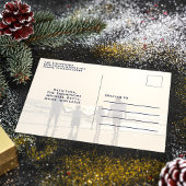 Cartes Pour Fêtes Annuelles Joyeux Noël Elegant Gold Calligraphie 5 Photo