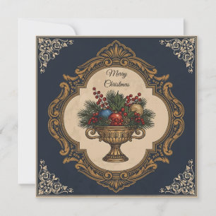 Cartes Pour Fêtes Annuelles Joyeux Noël Élégant Rustique Simple Typographie