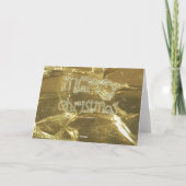 Cartes Pour Fêtes Annuelles Joyeux Noël Élégante Typographie Parties scintilla (Dos)