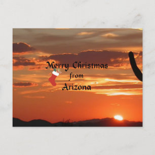 Cartes Pour Fêtes Annuelles Joyeux Noël en Arizona