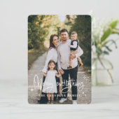 Cartes Pour Fêtes Annuelles Joyeux Noël en famille et toutes les fêtes (Debout devant)