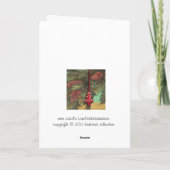 Cartes Pour Fêtes Annuelles Joyeux Noël en russe (Dos)