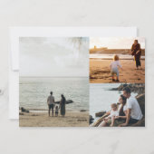 Cartes Pour Fêtes Annuelles Joyeux Noël en script sur la photo fond (Dos)