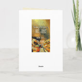 Cartes Pour Fêtes Annuelles Joyeux Noël Enseignant Faux Gold Rubon (Dos)