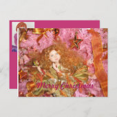 Cartes Pour Fêtes Annuelles Joyeux Noël...Envoyé avec amour (Devant / Derrière)