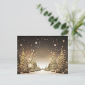 Cartes Pour Fêtes Annuelles Joyeux Noël et bonne année (Debout devant)
