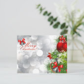 Cartes Pour Fêtes Annuelles Joyeux Noël et bonne année (Debout devant)