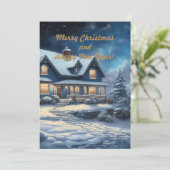 Cartes Pour Fêtes Annuelles Joyeux Noël et Bonne Année ! (Debout devant)