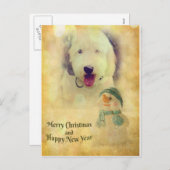 Cartes Pour Fêtes Annuelles Joyeux Noël et Bonne Année ! (Devant / Derrière)