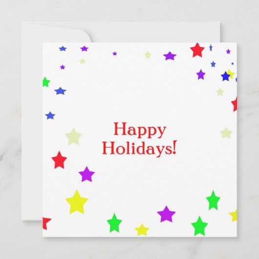 Cartes Pour Fêtes Annuelles Joyeux Noël et Bonne Année! (Devant)