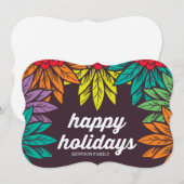 Cartes Pour Fêtes Annuelles joyeux Noël et bonne année (Devant / Derrière)