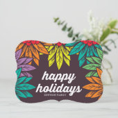 Cartes Pour Fêtes Annuelles joyeux Noël et bonne année (Debout devant)