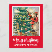 Cartes Pour Fêtes Annuelles Joyeux Noël et bonne année (Devant)