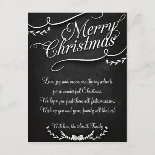 Cartes Pour Fêtes Annuelles Joyeux Noël et Bonne Année