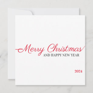 Cartes Pour Fêtes Annuelles Joyeux Noël et Bonne Année