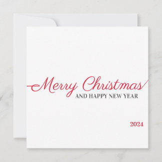 Cartes Pour Fêtes Annuelles Joyeux Noël et Bonne Année