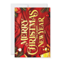 "Joyeux Noël et Bonne Année" Festif