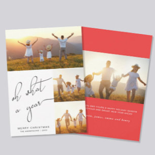 Cartes Pour Fêtes Annuelles Joyeux Noël et Bonne Année Photo Fête de fin d'ann