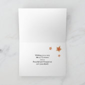 Cartes Pour Fêtes Annuelles Joyeux Noël et design texte clair (Intérieur)