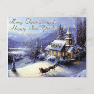 Cartes Pour Fêtes Annuelles joyeux noël et heureux nouvel an