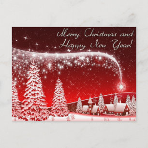 Cartes Pour Fêtes Annuelles joyeux noël et heureux nouvel an