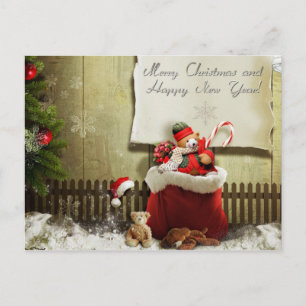 Cartes Pour Fêtes Annuelles joyeux noël et heureux nouvel an