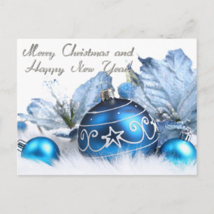 Cartes Pour Fêtes Annuelles joyeux noël et heureux nouvel an