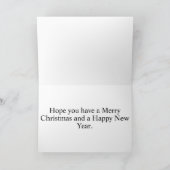 Cartes Pour Fêtes Annuelles Joyeux Noël et Joyeuses fêtes (Intérieur)