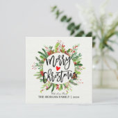 Cartes Pour Fêtes Annuelles Joyeux Noël et Joyeux Noël et Joyeux Noël (Debout devant)