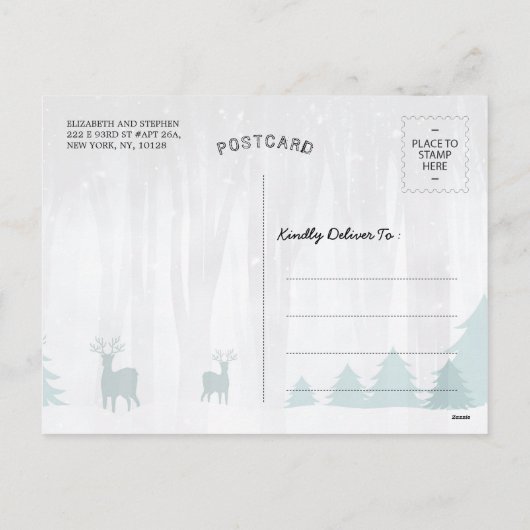 Cartes Pour Fêtes Annuelles Joyeux Noël et Joyeux Noël et Joyeux Noël (Dos)