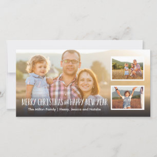 Cartes Pour Fêtes Annuelles Joyeux Noël et Joyeux Nouvel An Full 3 Photo