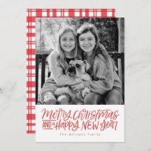 Joyeux Noël Et Nouvel An Lettré À La Main