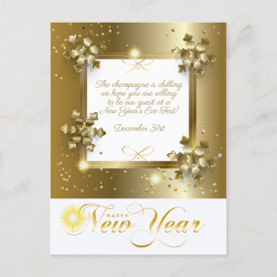 Cartes Pour Fêtes Annuelles Joyeux Noël et Nouvel An ! Luxe Or 2026