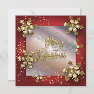 Cartes Pour Fêtes Annuelles Joyeux Noël et Nouvel An ! Luxe Or 2026