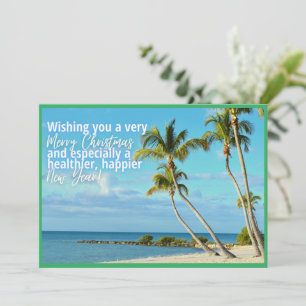 Cartes Pour Fêtes Annuelles Joyeux Noël et un Nouvel An plus sain et plus heur